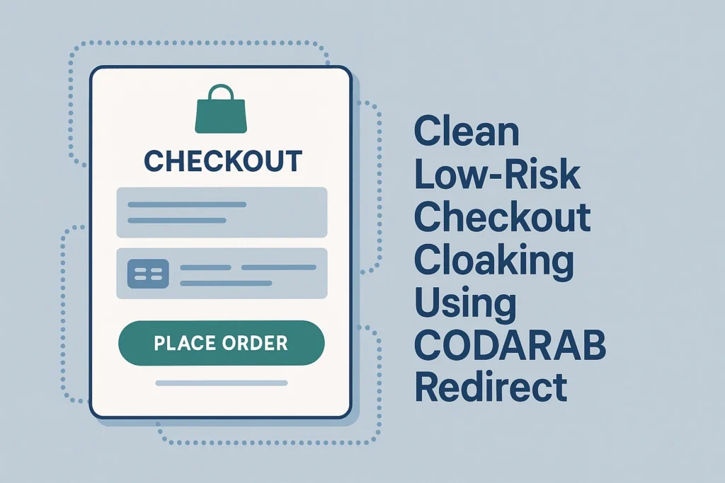 CODARAB Redirect, Low-Risk Checkout, WooCommerce Checkout Cloaking, High-Risk Payments, Clean Checkout Page, iFrame Checkout, Elementor Canvas Checkout, CODARAB Plugin, Secure WooCommerce Payments, Checkout Optimization