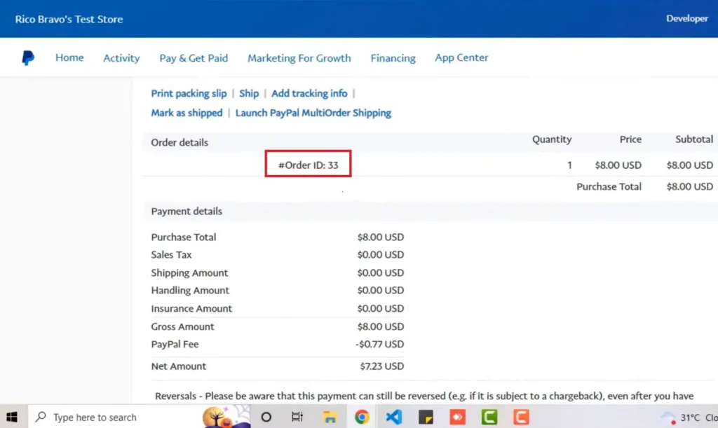 Replace product name with Order ID in PayPal receipts using CODARAB Pay for WooCommerce to fix unclaimed payments.