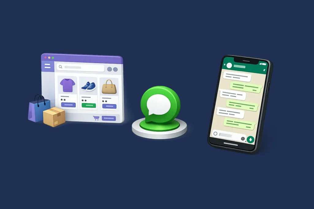 WhatsApp chat plugin for WooCommerce with floating chat button and real-time customer support