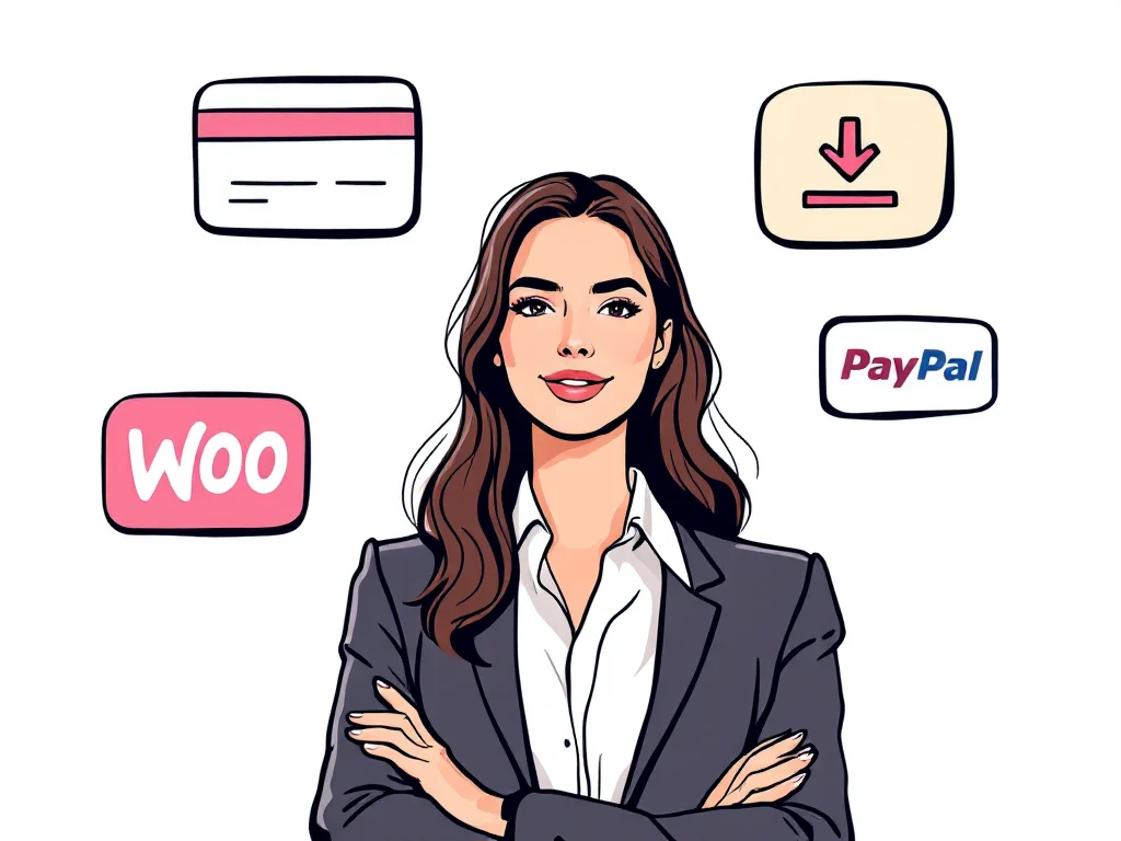Card payments for digital downloads - WooCommerce PayPal integration